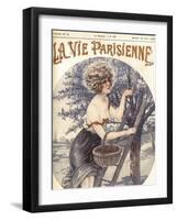 Lavie Parisenne Cherry Picking-null-Framed Giclee Print