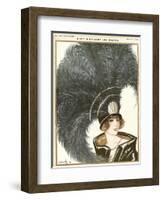 Lavie Parisienne Featherhat-null-Framed Giclee Print