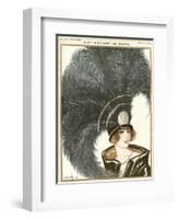 Lavie Parisienne Featherhat-null-Framed Giclee Print