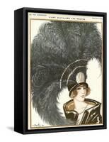 Lavie Parisienne Featherhat-null-Framed Stretched Canvas