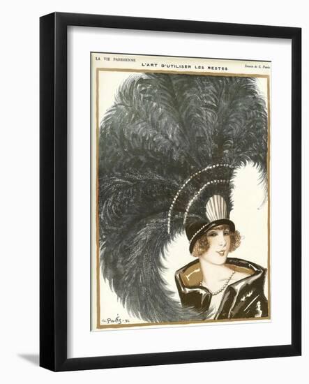 Lavie Parisienne Featherhat-null-Framed Giclee Print