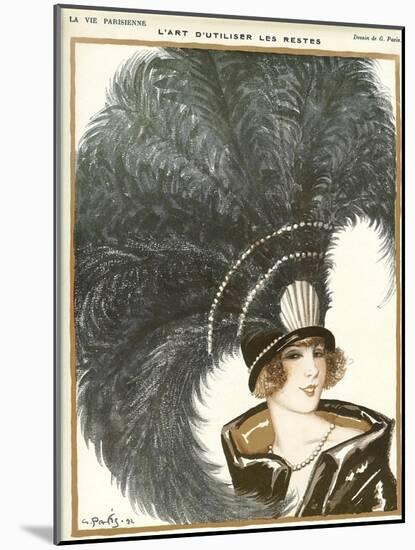 Lavie Parisienne Featherhat-null-Mounted Giclee Print