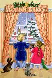 Father Christmas and a Robin-Lavinia Hamer-Giclee Print