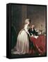 Lavoisier And His Wife, 1788-Science Photo Library-Framed Stretched Canvas