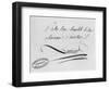 Lavoisier's Autograph from a Letter, 31st August 1769-Antoine Laurent De Lavoisier-Framed Giclee Print