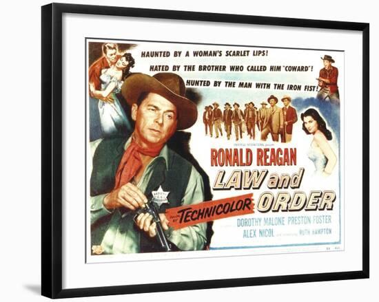 Law and Order, 1953-null-Framed Art Print