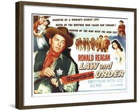 Law and Order, 1953-null-Framed Art Print