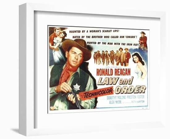 Law and Order, 1953-null-Framed Art Print