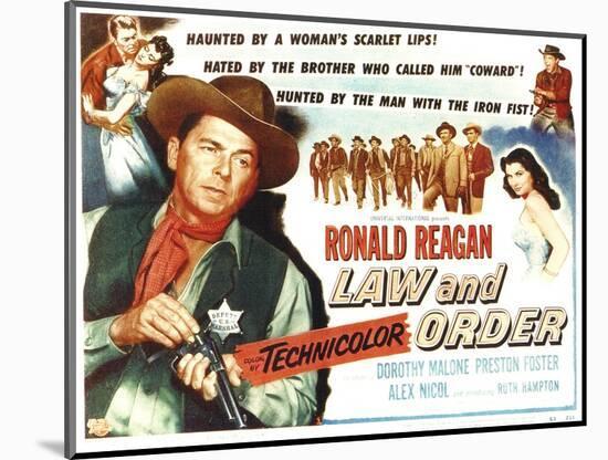 Law and Order, 1953-null-Mounted Art Print