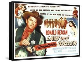 Law and Order, 1953-null-Framed Stretched Canvas