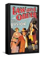 Law and Order-null-Framed Stretched Canvas