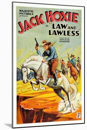 Law and the Lawless-null-Mounted Art Print