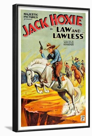 Law and the Lawless-null-Framed Art Print