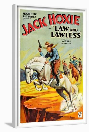 Law and the Lawless-null-Framed Art Print