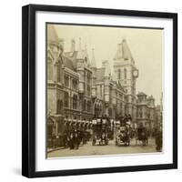 Law Courts, Strand, London, Late 19th Century-null-Framed Photographic Print
