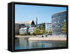 Law Courts with Turning Torso in the background, Malmo, Sweden, Scandinavia, Europe-Jean Brooks-Framed Stretched Canvas