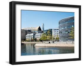 Law Courts with Turning Torso in the background, Malmo, Sweden, Scandinavia, Europe-Jean Brooks-Framed Photographic Print