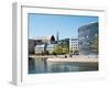 Law Courts with Turning Torso in the background, Malmo, Sweden, Scandinavia, Europe-Jean Brooks-Framed Photographic Print