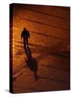 Law Enforcement Officer Patrols before the Opening Ceremony for the Vancouver 2010 Olympics-null-Stretched Canvas