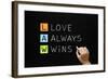 Law - Love Always Wins-Ivelin Radkov-Framed Photographic Print