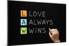 Law - Love Always Wins-Ivelin Radkov-Mounted Photographic Print