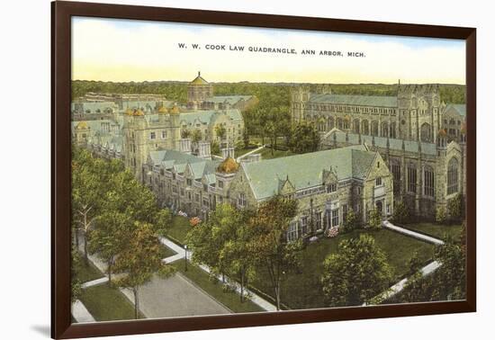 Law Quadrangle, Ann Arbor, Michigan-null-Framed Art Print