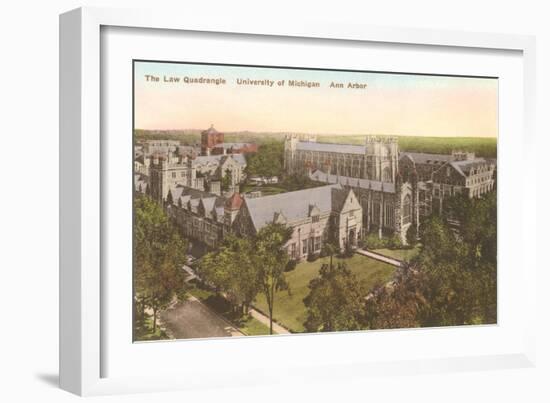 Law Quadrangle, University, Ann Arbor, Michigan-null-Framed Art Print