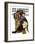 "Law Student" Saturday Evening Post Cover, February 19,1927-Norman Rockwell-Framed Premium Giclee Print