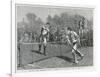 Lawford Versus Renshaw in the Fifth Round of the All-Comers' Match-Arthur Hopkins-Framed Art Print