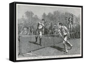 Lawford Versus Renshaw in the Fifth Round of the All-Comers' Match-Arthur Hopkins-Framed Stretched Canvas