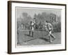 Lawford Versus Renshaw in the Fifth Round of the All-Comers' Match-Arthur Hopkins-Framed Art Print