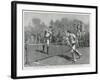 Lawford Versus Renshaw in the Fifth Round of the All-Comers' Match-Arthur Hopkins-Framed Art Print