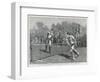 Lawford Versus Renshaw in the Fifth Round of the All-Comers' Match-Arthur Hopkins-Framed Art Print