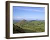 Lawley From Slopes of Caer Caradoc in Spring Evening Light, Church Stretton Hills, Shropshire-Peter Barritt-Framed Premium Photographic Print