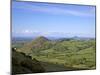 Lawley From Slopes of Caer Caradoc in Spring Evening Light, Church Stretton Hills, Shropshire-Peter Barritt-Mounted Premium Photographic Print