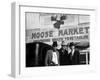 Lawman Frank Branik, Realtor Walt Wilson and Publisher Jerry Reinerston, Moose Market Grocery Store-Margaret Bourke-White-Framed Photographic Print