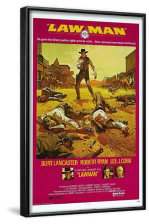 'LAWMAN, US poster, Burt Lancaster, bottom from left: Burt Lancaster ...