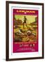 LAWMAN, US poster, Burt Lancaster, bottom from left: Burt Lancaster, Robert Ryan, Lee J. Cobb, 1971-null-Framed Art Print