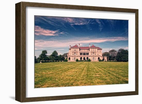 Lawn at The Breakers Newport Rhode Island-null-Framed Photo