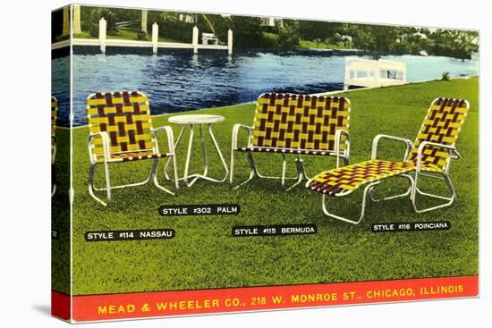 Lawn Furniture-Found Image Press-Stretched Canvas