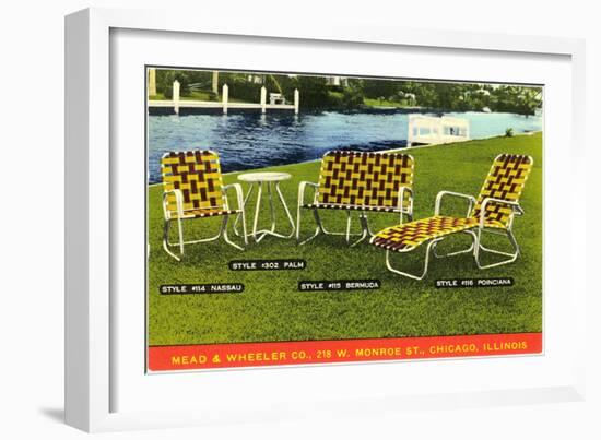 Lawn Furniture-Found Image Press-Framed Giclee Print