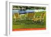 Lawn Furniture-Found Image Press-Framed Giclee Print