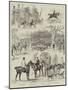 Lawn Meet of the West Norfolk Hounds at Sandringham-John-bagnold Burgess-Mounted Giclee Print