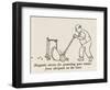 Lawn Mower Protector-William Heath Robinson-Framed Art Print