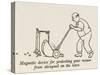 Lawn Mower Protector-William Heath Robinson-Stretched Canvas