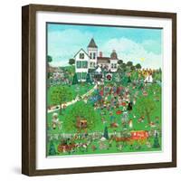 "Lawn Party," August 1, 1974-J. Sickbert-Framed Giclee Print