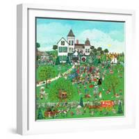 "Lawn Party," August 1, 1974-J. Sickbert-Framed Giclee Print