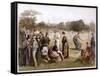 Lawn Tennis, 1887-Louis Prang-Framed Stretched Canvas