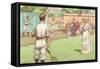 Lawn Tennis Being Played in the Victorian Age-Pat Nicolle-Framed Stretched Canvas