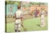 Lawn Tennis Being Played in the Victorian Age-Pat Nicolle-Stretched Canvas